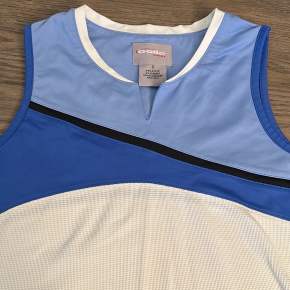 Bolle’ Blue White Retro Tennis Tank Top - Picture 3 of 5